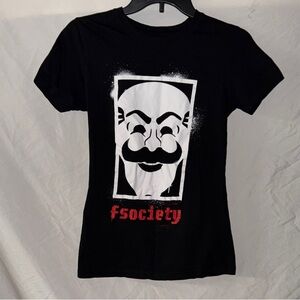 Black Graphic Tee - Short Sleeve